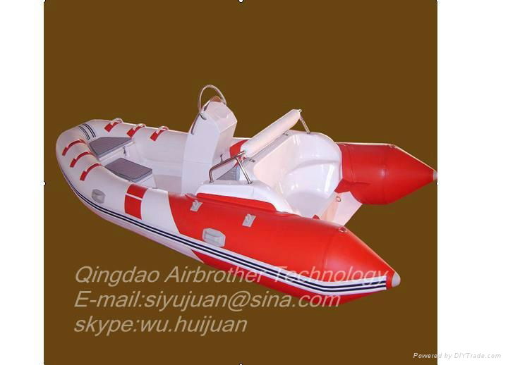 Fiberglass FRP inflatable boat  2