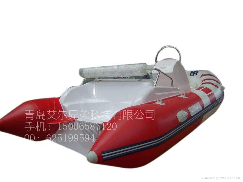 Fiberglass FRP inflatable boat  4