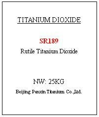 SULFURIC ACID PROCESS RUTILE TITANIUM DIOXIDE