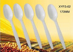 Biodegradable Plant Starch Spoon 170 mm