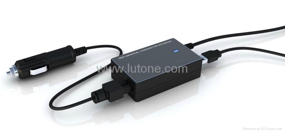 Universal Car Charger 90W, Unique, smallest, with 5V 1A USB - TA09C6