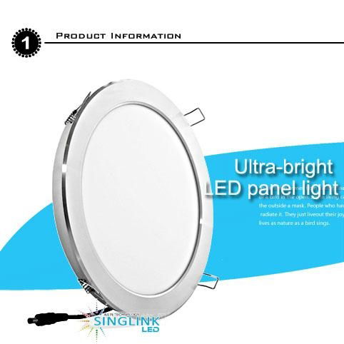 6w-12W Circular Led Panel Light Warm White 85 260v 3000 3500k 3