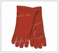 Cow split leather Welding Gloves 1