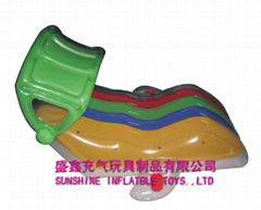 PVC inflatable aunshade design sun