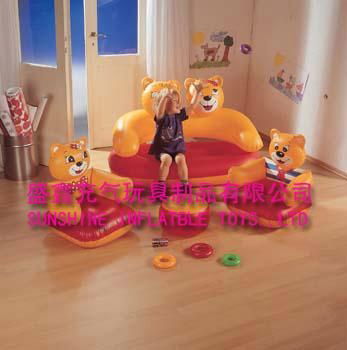 PVC inflatable attractive complete child furniture EN71 approved