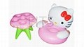 PVC inflatable attractive complete child furniture EN71 approved 4
