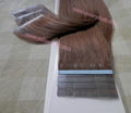 PU skin weft 100% Indian remy short hair