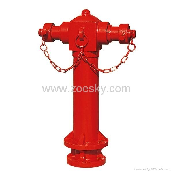 2 ways fire hydrants with valve,fire hydrant,fire fighting 2