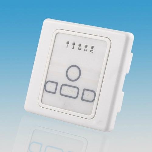 Touch pad timer switch for exhaust fan