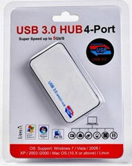 USB3.0 Super Speed 4-port Hub