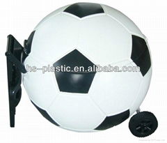 Plastic Football Ice Box with Wheel