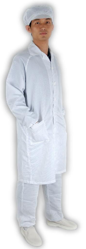 Cleanroom workwear antistatic gown 3