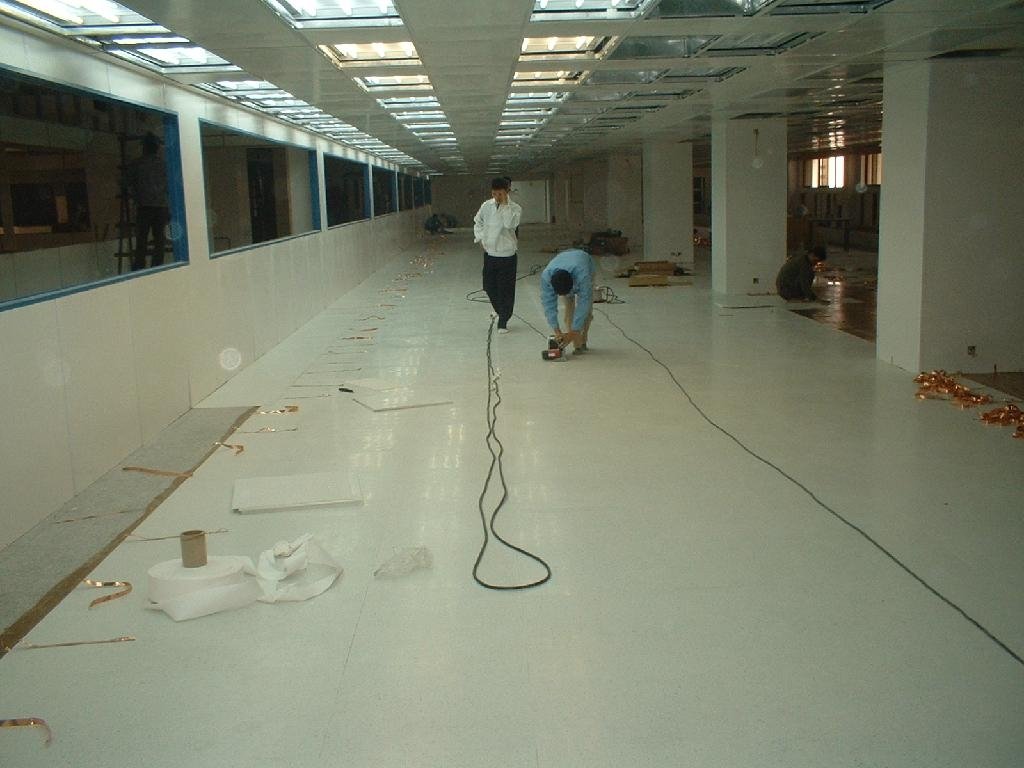 Cleanroom Antistatic PVC tile 2