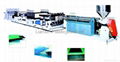 PE Hollow Grid sheet Extrusion Line