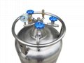 pressure building liquid nitrogen container, Liquid nitrogen supply tank 3