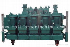 Spiral steel silo roll forming machine