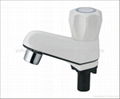 ABS white plastic basin sink faucet