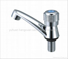 ABS chrome plastic pillar cock,basin faucet