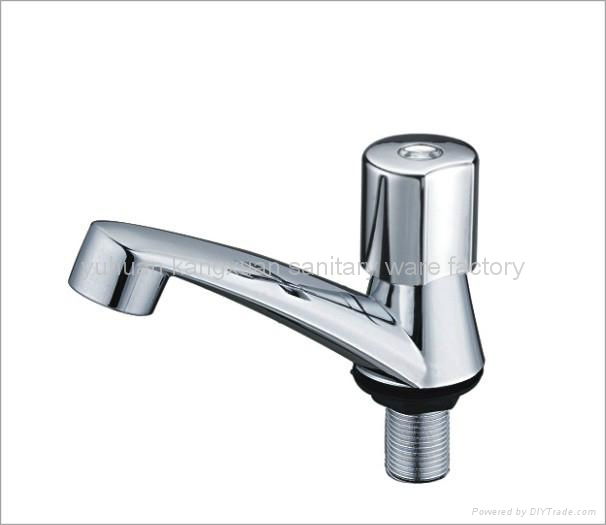 ABS chrome plastic pillar cock,basin faucet 5