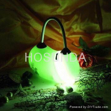 LED Desktop Bag Shaped Lamp with induction operation 