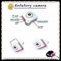 mini hidden camera Rotatory Camera,toy camera