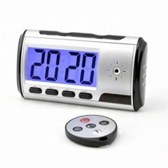 4GB remote control hidden camera clock