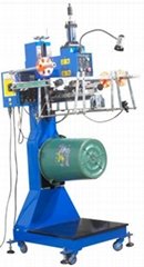 Vertical oil pressure round heat transfer machine 