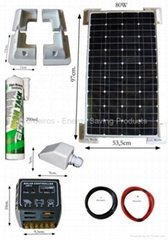 80W Solar Kit Monocrystalline 