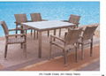 outdoor rattan wicker dining set  1