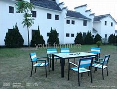 garden/patio wicker dining set