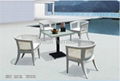 PE rattan dining set 1