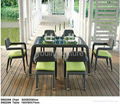 PE rattan dining set 3