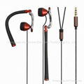 3D Earphones with Adjustable Ear Loops for Smart Phone 3D008M 1