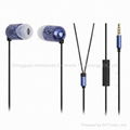  In-ear earphones for smart phone and MP3 3D121M 1