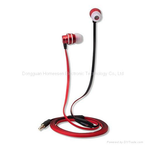 Metallic 3D earphones for smart phone and MP3 3D611AM