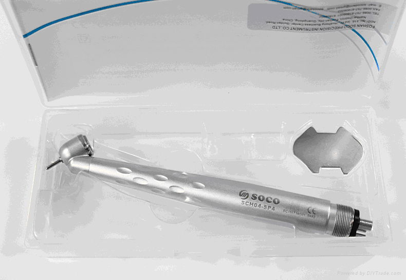 Contra-angle standard push button dental handpiece 3