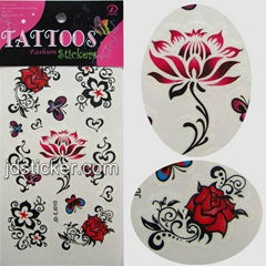 color body tattoo sticker