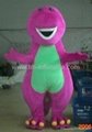 Barney mascot costume 2