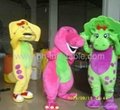 Barney mascot costume 3