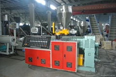 WPC production extrusion line 