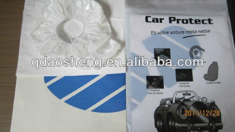 Disposable auto clean kits(Seat covers,Foot mat, wheel steering covers)