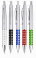 Click ball pen with shiny grip 3