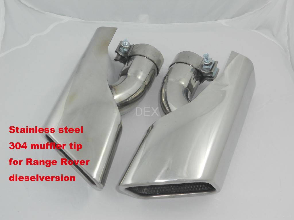 exhaust tip for range rover diesel version