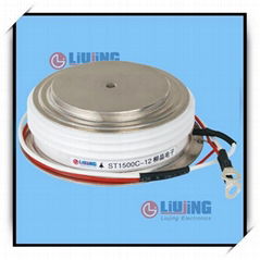 Capsule phase control thyristor