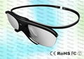 Light weighted 3D TV IR Active Shutter Glasses GH1000 2