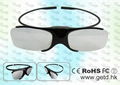 Light weighted 3D TV IR Active Shutter Glasses GH1000 3