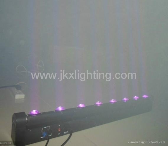 beam Light bar 8x10w 4in1 quad LEDs with Strong color Beam effect,disco in st 5