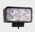 18W LED Work Light Truck ATV SUV JEEP Boat Off Road Tractor, Cool White  2