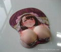 sexy lady mouse pad with wrist rest 4