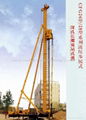 Telescopic long spiral drilling machine 